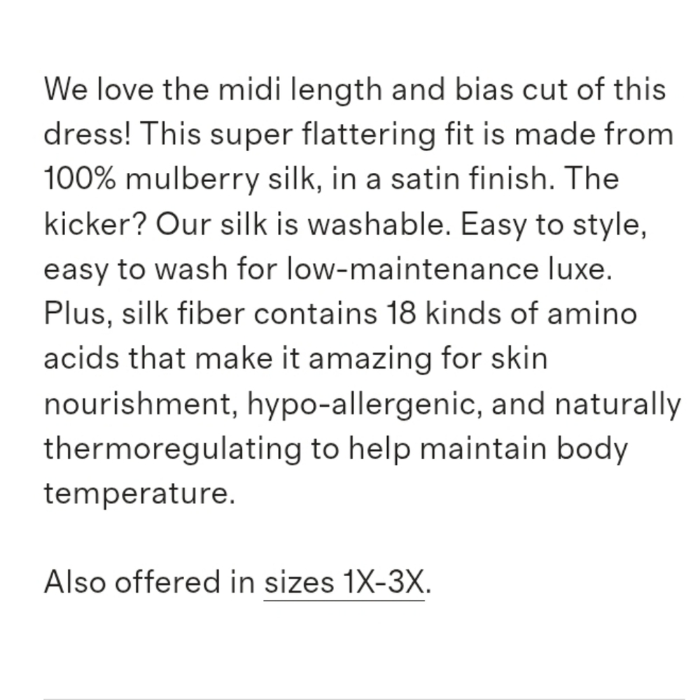 Quince 100% Silk Slip Dress. Aqua Blue. Medium. Washable. Perfect Condition. - Picture 16 of 17